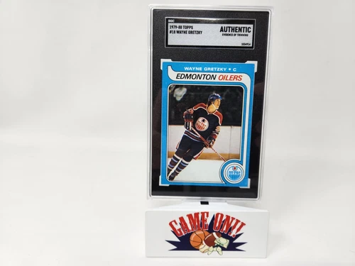 1979-80 Topps Wayne Gretzky Rookie #18 RC SGC Authentic Trimmed sc