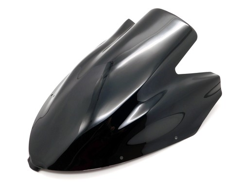 ABS Black Double Bubble Windscreen Windshield for 2006-2008 Kawasaki Ninja 650 R - Picture 4 of 5