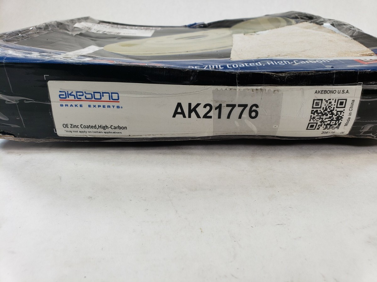Akebono AK21776 Ultra Premium High Carbon OE Zinc Coated Akebono AK21776 Ultra Premium High Carbon OE Zinc Coated
