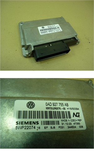 Steuergerät 0AD927755AB Verteilergetriebe VW Touareg 7L V10 TDI VTO.03.459.138