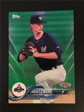 2018 Topps Pro Debut Green Parallel #43 Caden Lemons Brewers 65/99