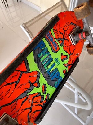 VTG SIMS Jeff Phillips Breakout Skateboard ORANGE Complete È