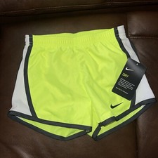 New NWT Nike Dri Fit Running Shorts Girls Size 6 Neon