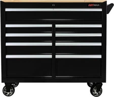 Portable 9 Drawers Rolling Workbench Heavy Duty Tool Cart Tool Storage Cabinet