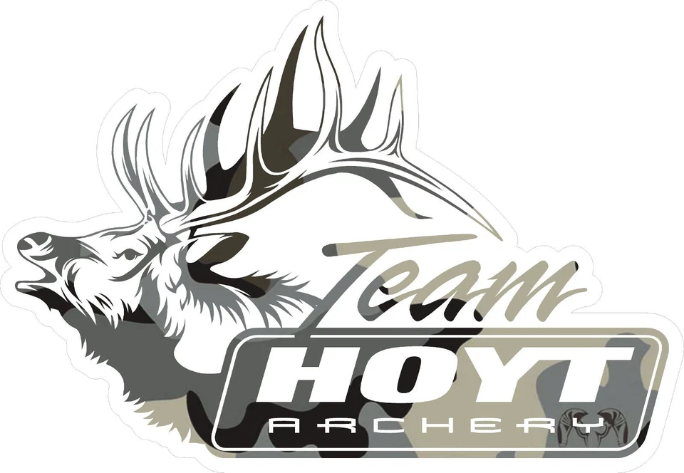 Hoyt Archery Elk Vinyl Sticker Approach Subalpine Vias Whitetail Deer Hunting - Image 3 of 4