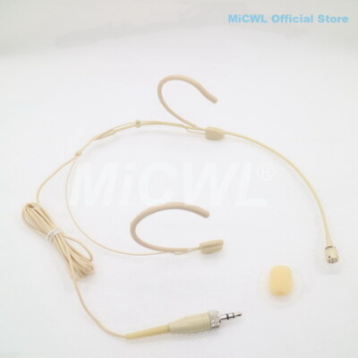 MiCWL Headset Microphone for Sennheiser Wireless Cardioid Mics Right and Left