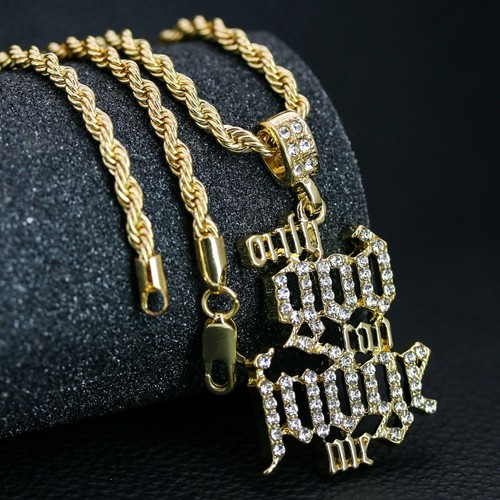 Only God Can Judge Me Pendant Iced Rope 