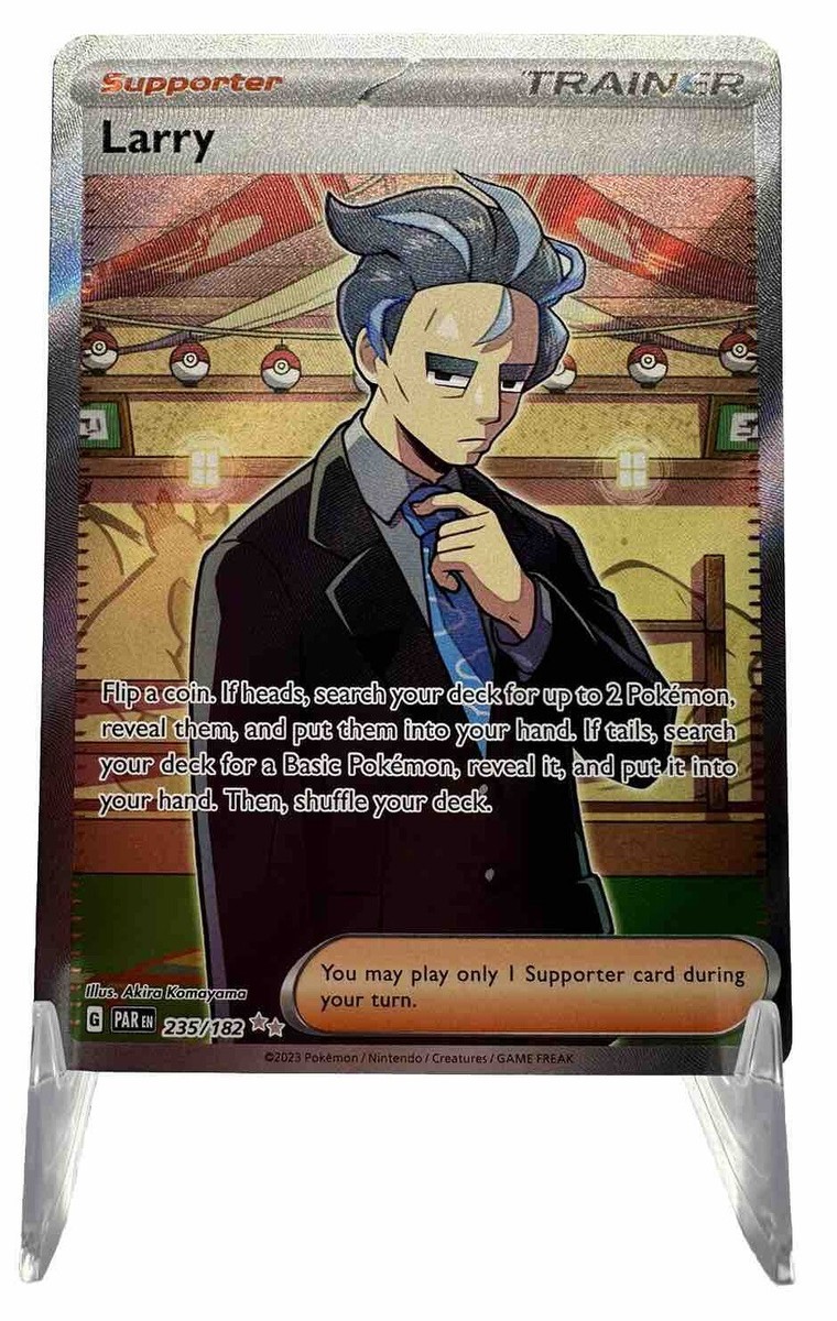 Larry 235/182 Paradox Rift Trainer Pokémon TCG Full Art Ultra Rare