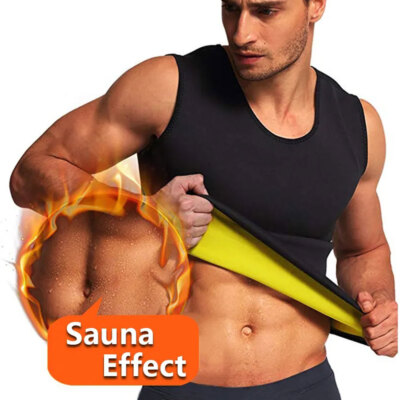 Fajas Sudor Para Hombres Reduce Abdomen Tallas Sauna Sweat Chaleco Tops Shaper