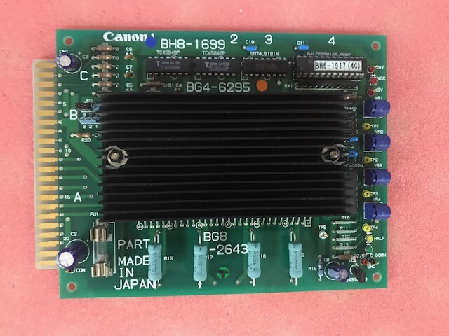 CANON FPA-2000 i1 WAFER STEPPER PCB, BH8-1699, BG4-6295