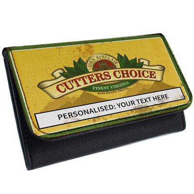 Personalised Tobacco Pouch Vintage Rolling Baccy Retro Smoking Christmas  Gift