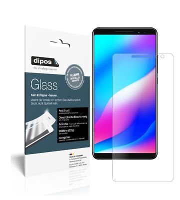 2x Schutzfolie für Blackview Max 1 matt - Anti-Shock 9H Folie dipos Glass