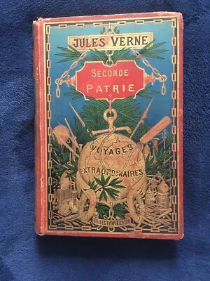 Jules VERNE, Hetzel, Seconde Patrie, cartonnage au Globe doré - Photo 1/4