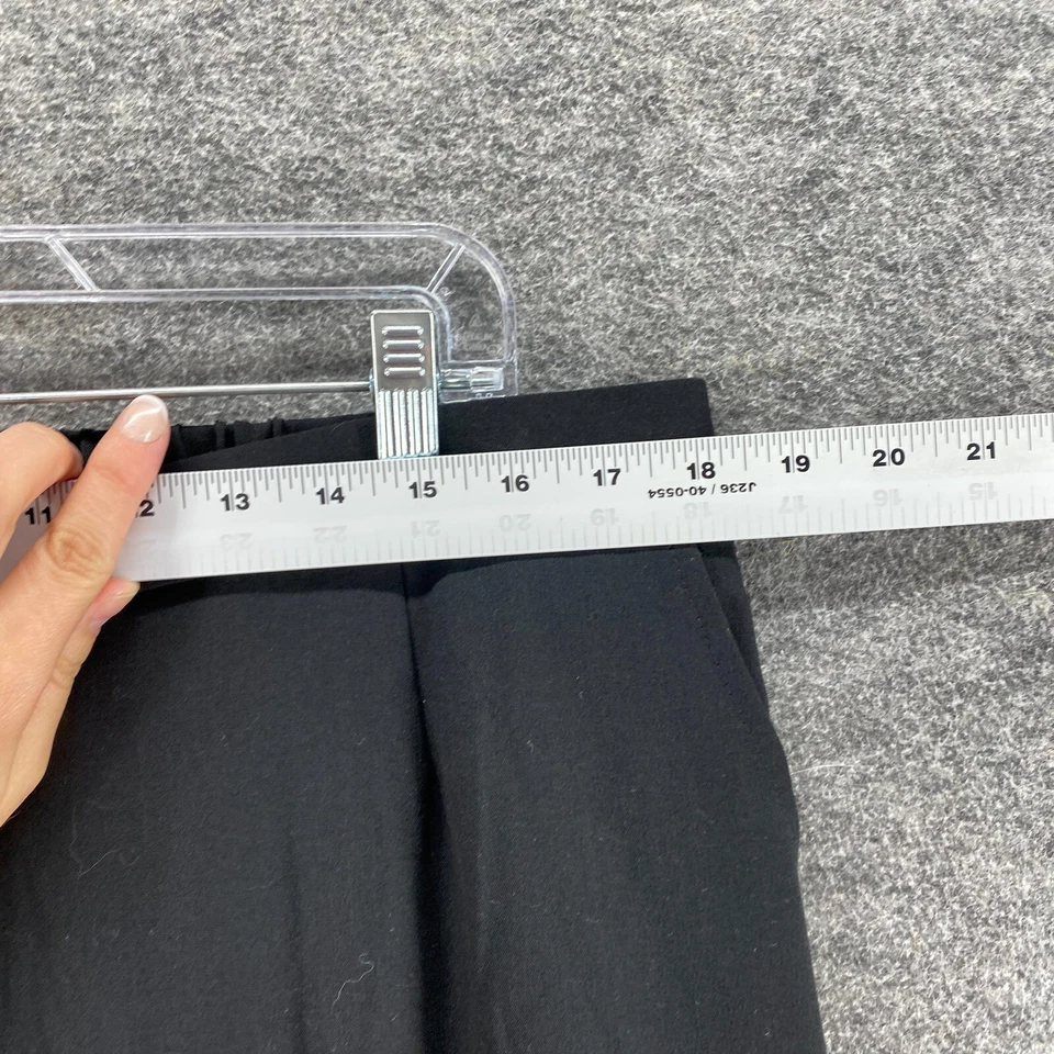 Briggs Dress Pants Women 18W Plus Black High Rise Flat Front Pull On Casual - Image 3 of 4