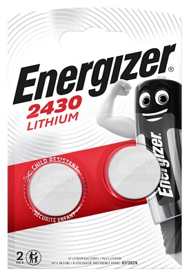 6 x Energizer CR2430 - 3 x 2er Blister 3V Lithium Batterie Knopfzelle 320mAh