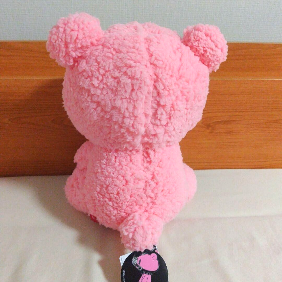 Chax GP Gloomy Plush Doll Fluffy Sheep Boa Pink Bear Taito Japan
