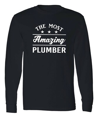 Plumber T-Shirt Water Pipe Worker Plumbing Profession Plumber Christmas Gift Tee