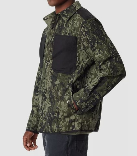 Bass Outdoor Men's Green Worker Standard-Fit Camouflage Shirt Jacket Size M - 第 4/6 張圖片