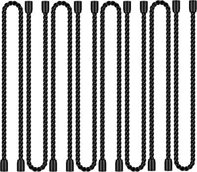 8PCS 12-Inch Silicone Cable Ties, Bendable Rubber Twist Ties, Reusable Twist Tie