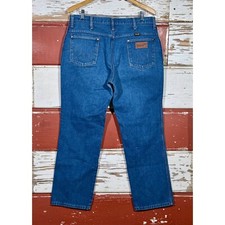 80s USA Vintage Wrangler Jeans Regular Fit Blue Denim Classic