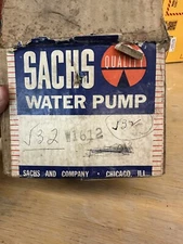 NOS Sachs Quality Water Pump W1612 Vintage