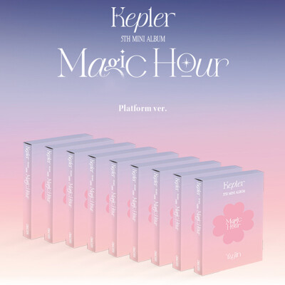 KEP1ER [MAGIC HOUR] 5th Mini Album PLATFORM Ver/Mini Card+Sticker+