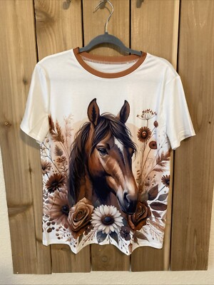 トップス house on the hill L/S Tee (Brown Horse) トップス house on the hill L/S Tee (Brown Horse) トップス house on