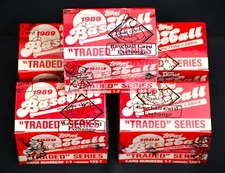 1989 TOPPS TRADED baseball set BBCE sealed FASC from sealed case GRIFFEY ROOKIE