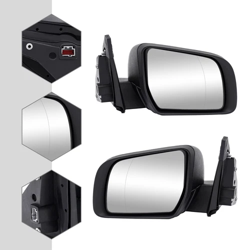 For 2019-2022 Ford Ranger Power Heated Mirror Power Fold Mirrors Left&Right Pair