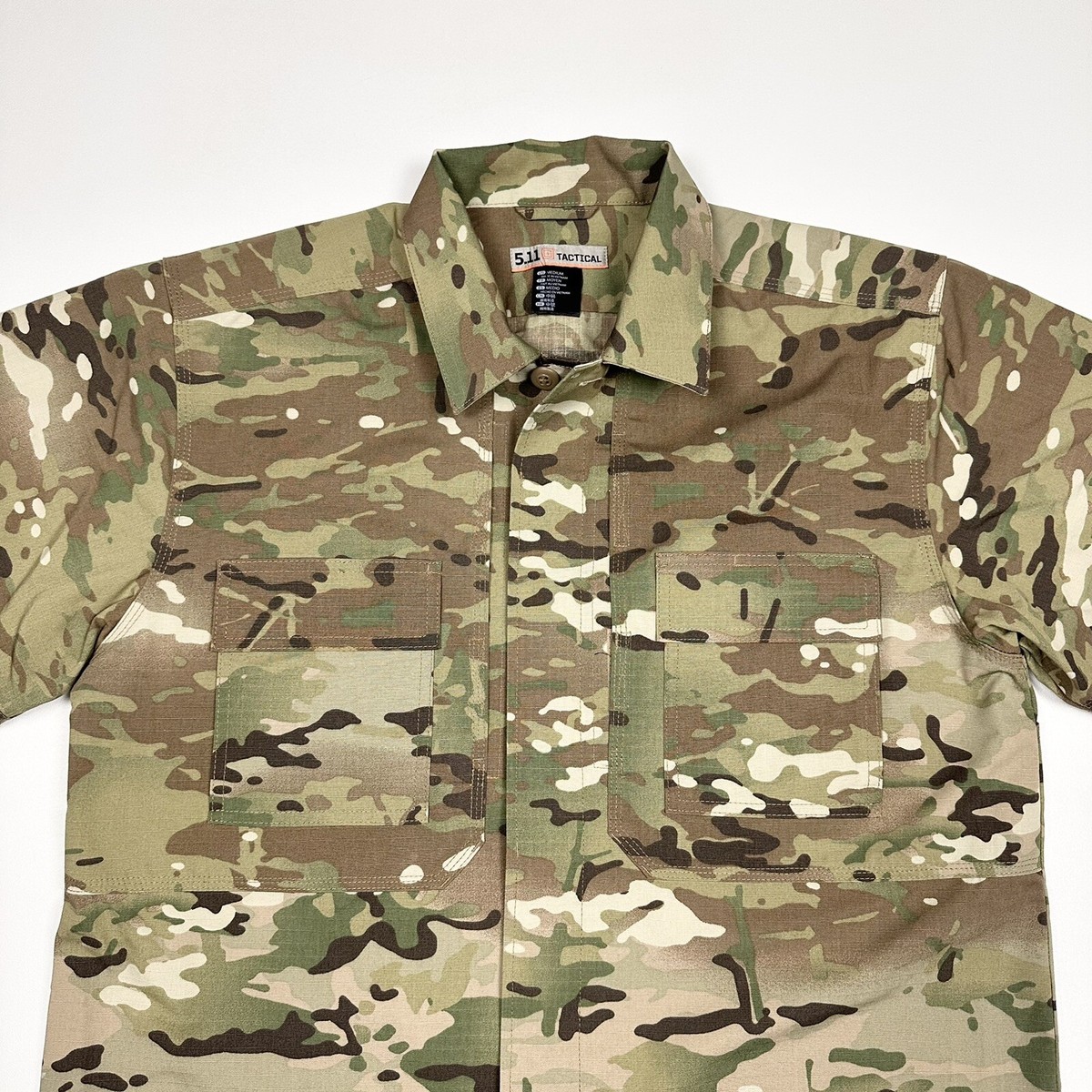 Men's 5.11 Tactical Size M Multicam Camouflage Ripstop