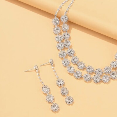 Necklace Choker With Earrings