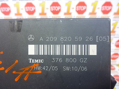 2006-2008 06,07,08 MERCEDES BENZ REAR CONTROL MODULE CLK350
