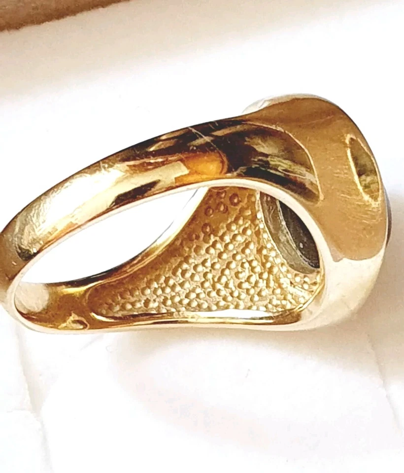 Damenring Gg 585,Sternsaphir 9× 7mm,7g, Gr.57 - Bild 3 von 4