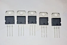 5PCS Genuine ST LM317T 3 Pin Variable Voltage Regulator 1.2-37V 1.5A TO-220 US