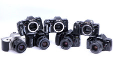 7X Minolta Maxxum SLR Film cameras 35-70mm 35-80mm AF A Alpha Lens lot All Work