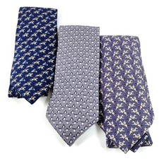 Hermes Tie Set 3 Pieces 5101386 France 5101386