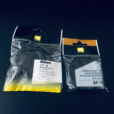 🍙Inutilizzato🍙Tappo posteriore obiettivo Nikon LF-4 e tappo corpo BF-1B per Nikon attacco F da JP