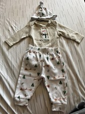 Baby Boys Christmas Outfit 0-3 Months