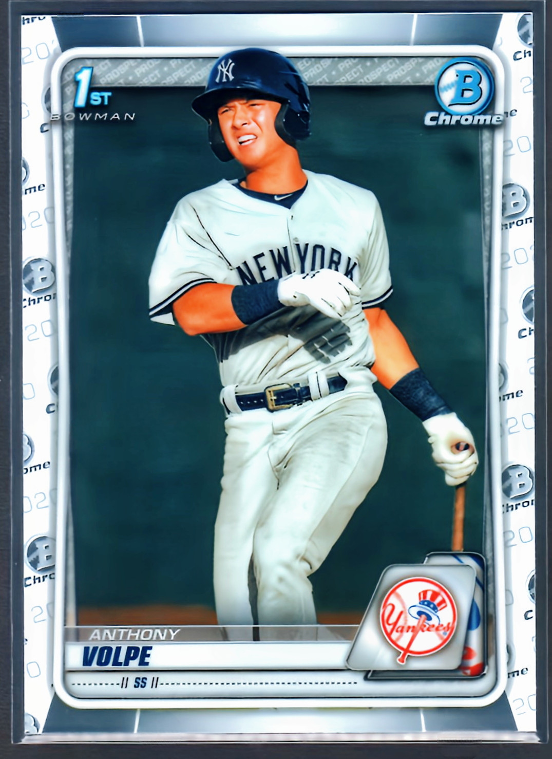 2020 Bowman Chrome Prospects #BCP139 Anthony Volpe 1st Bowman V3