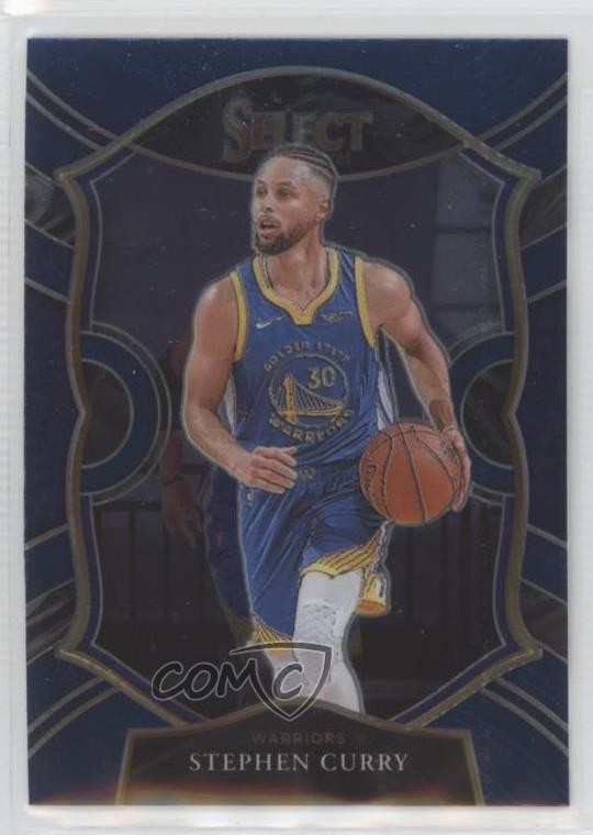 2020-21 Panini Select Concourse Retail Blue Stephen Curry #57 0gg4
