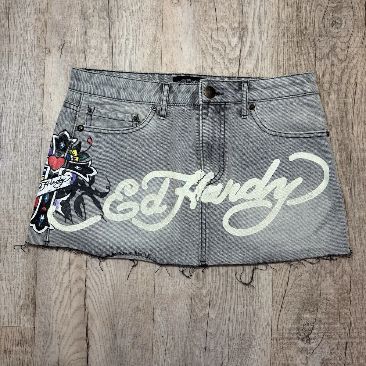 Ed Hardy Denim Skirts for Women for sale | eBay