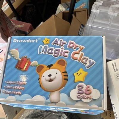Drawdart Air Dry Clay 36 Colors Super Light Non-Sticky Non-Toxic Multicolor Set