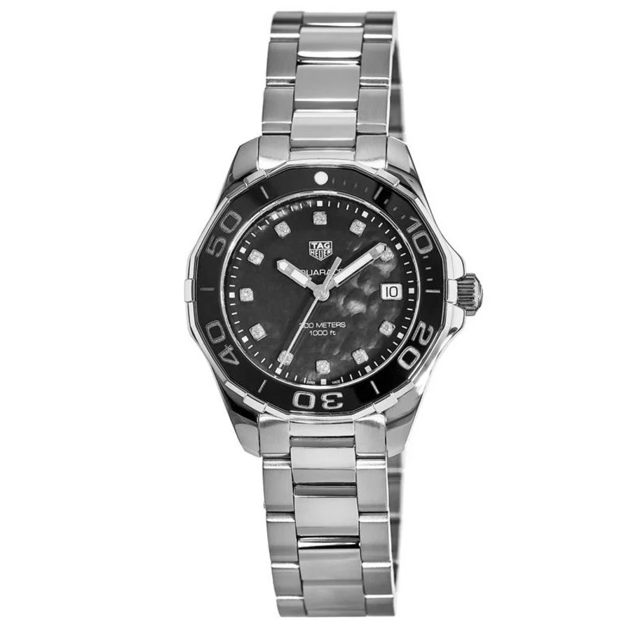 Nuevo reloj para mujer Tag Heuer Aquaracer Lady 300M 35MM negro WAY131M.BA0748