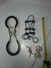 Brain Teaser Puzzles lot of 4 - Horseshoe, Tavern, Two Nail, Roman Arch