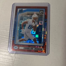 2024 Panini Donruss - Rated Rookie Cornelius Johnson Optic Preview Red Pandora