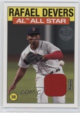 2021 Topps 1986 Topps All-Star Baseball Relics Rafael Devers #86ASRRD 1hr7