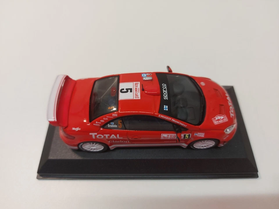 Rally WRC Peugeot 307 WRC Marcus Gronholm rallye de Monte-Carlo 2004 1:43 con Bo - Immagine 2 di 4