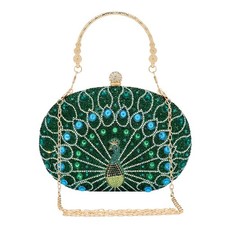 Green Clutch Purses for Women Rhinestone Evening Clutch Sparkling Evening Bag...