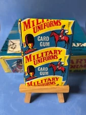 1970 Chix Military Uniforms Wax Pack Sealed from BBCE Wrapped box.