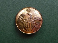 Selten Offiziersknopf K&ouml;nigreich Westphalen Knopf Frankreich Napoleon 25mm 1812